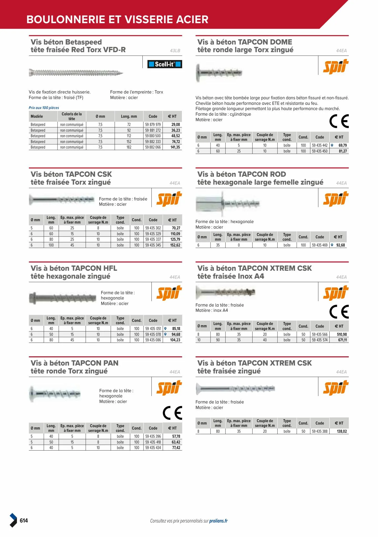 Catalogue Catalogue Prolians, page 00616