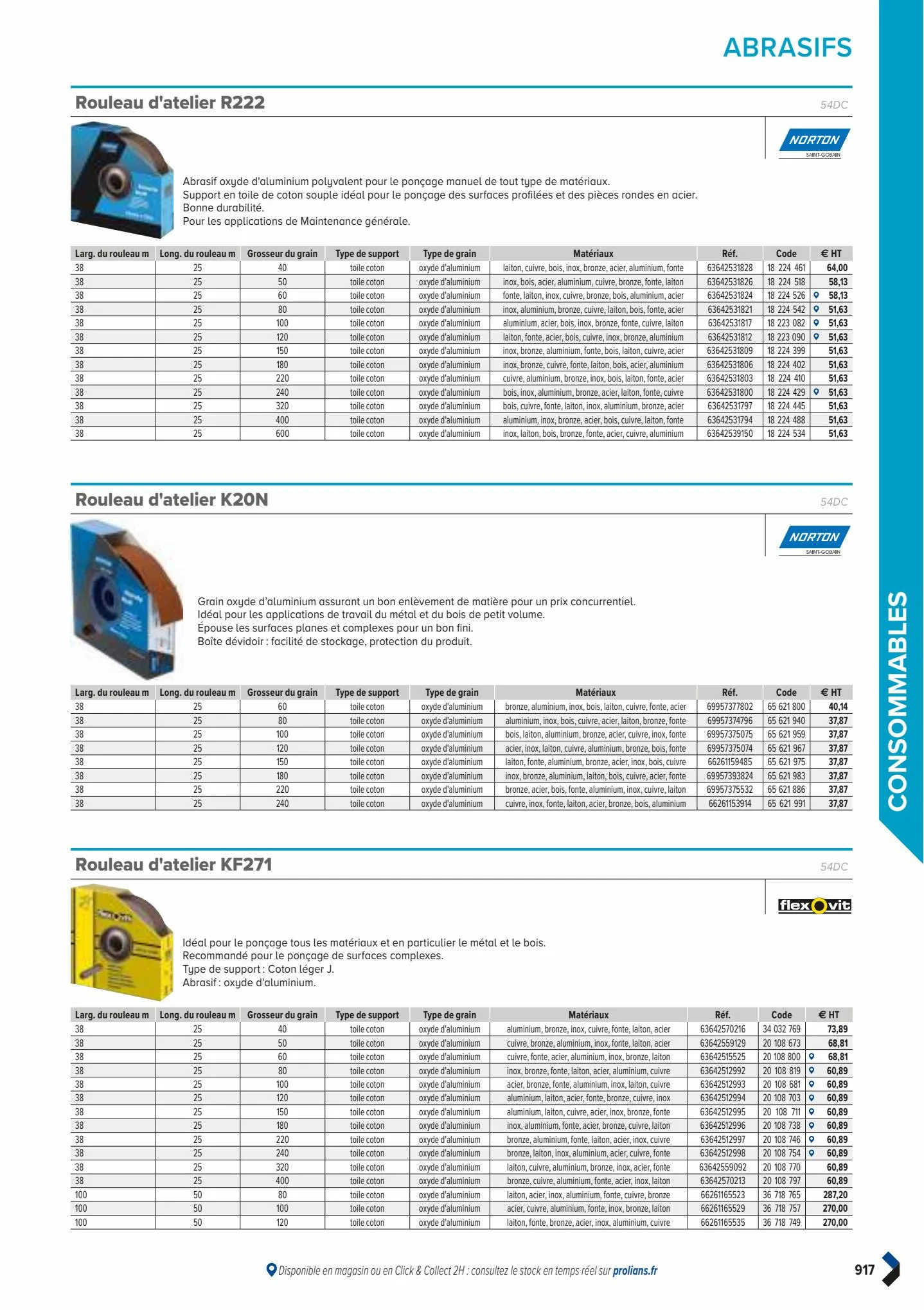 Catalogue Catalogue Prolians, page 00919