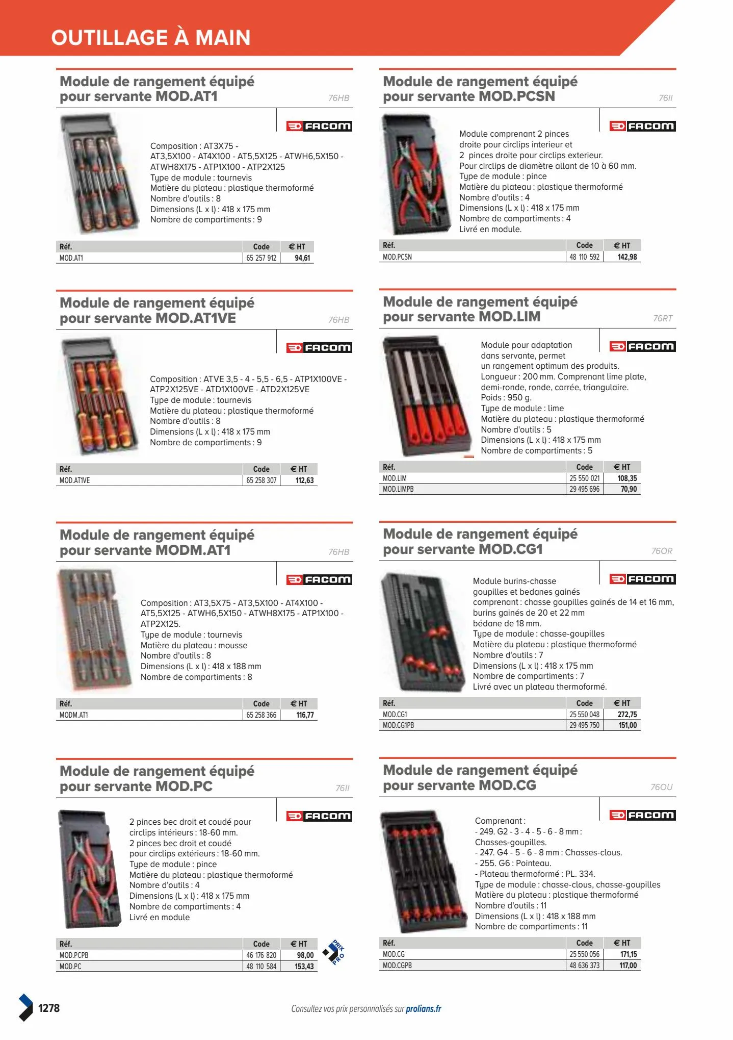 Catalogue Catalogue Prolians, page 01280
