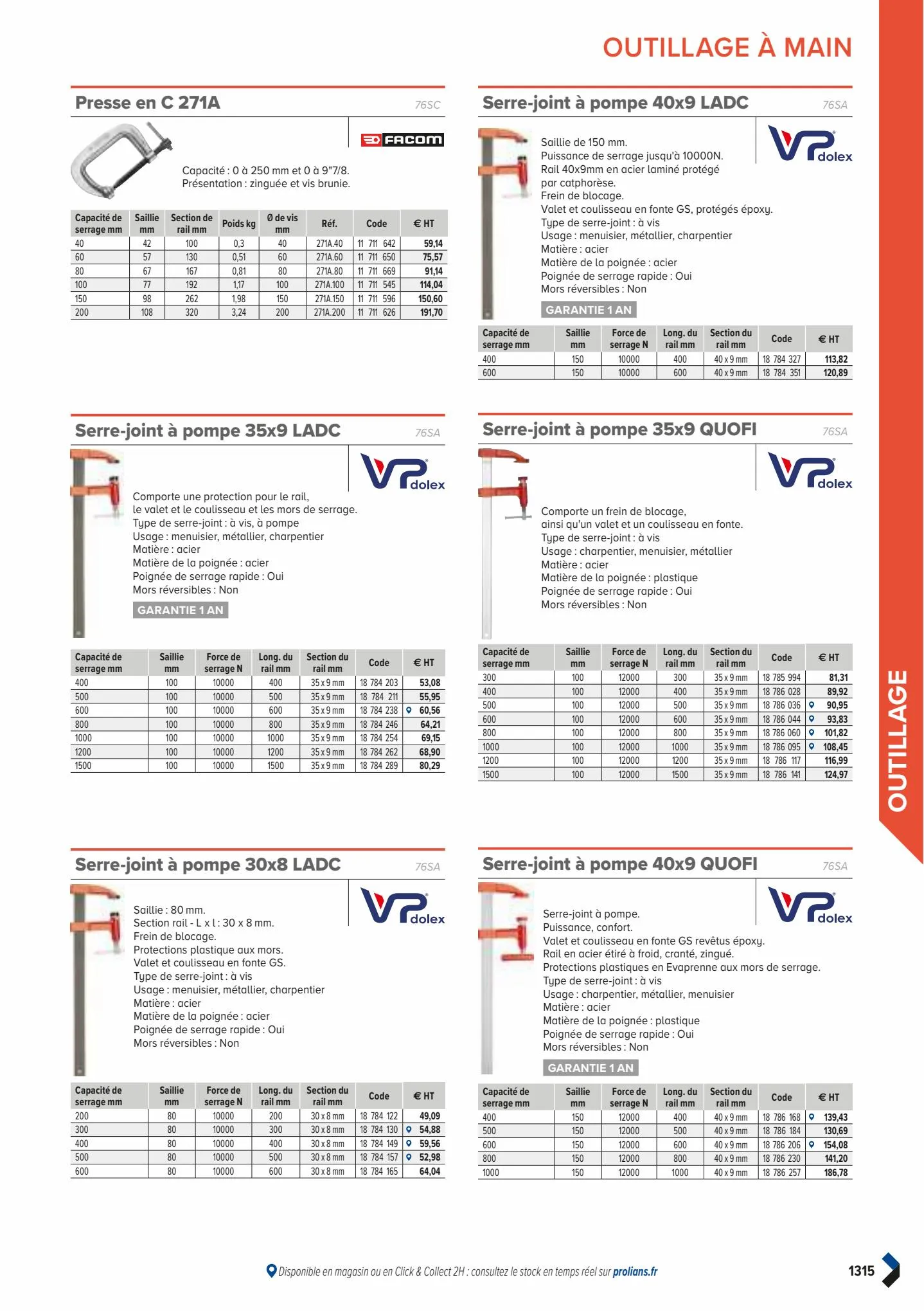 Catalogue Catalogue Prolians, page 01317