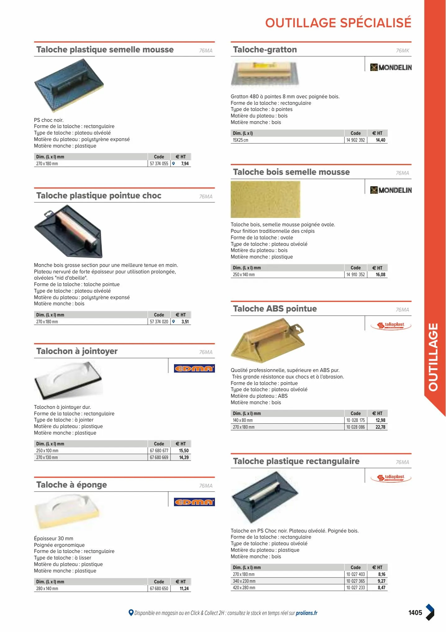 Catalogue Catalogue Prolians, page 01407