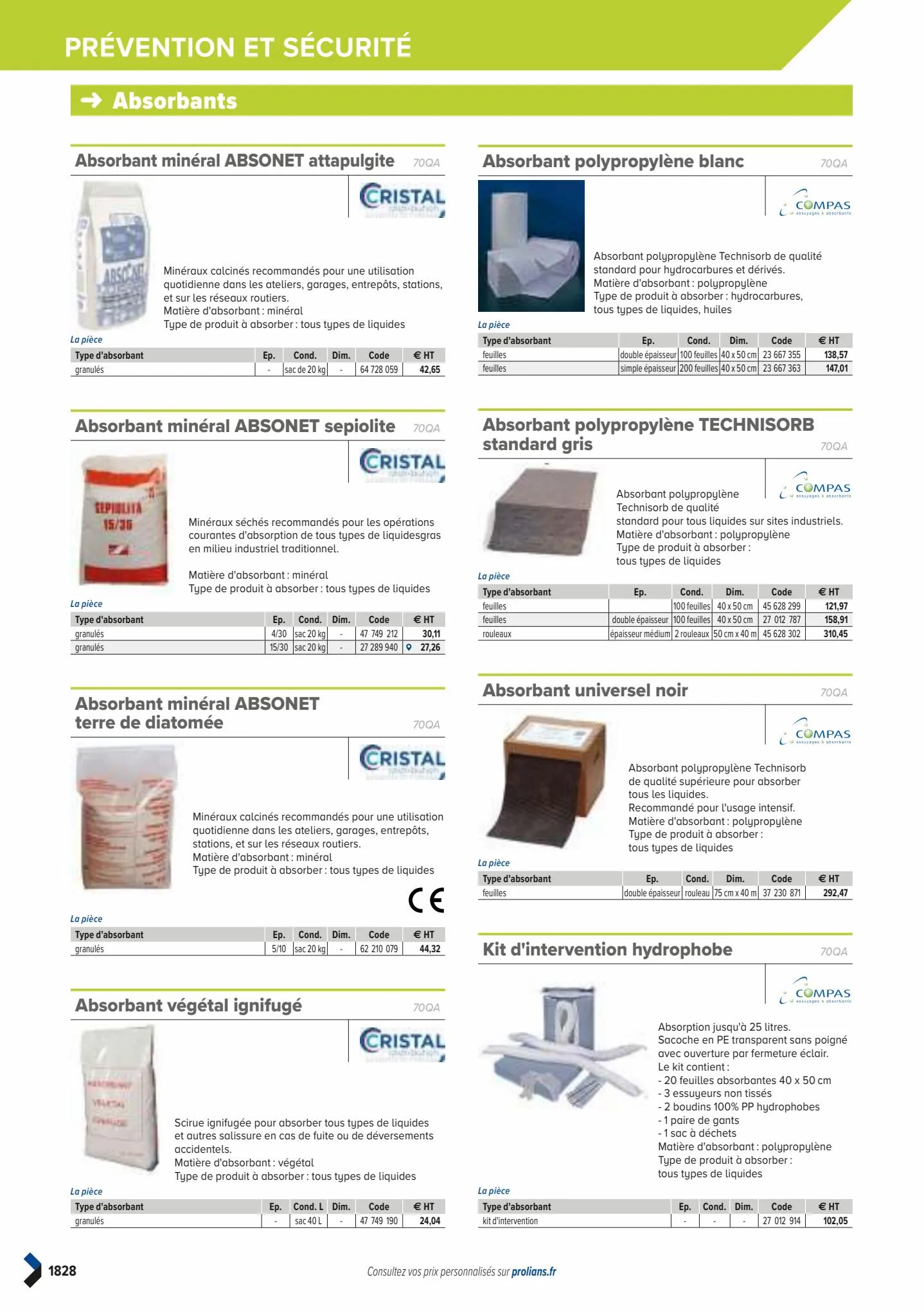 Catalogue Catalogue Prolians, page 01830