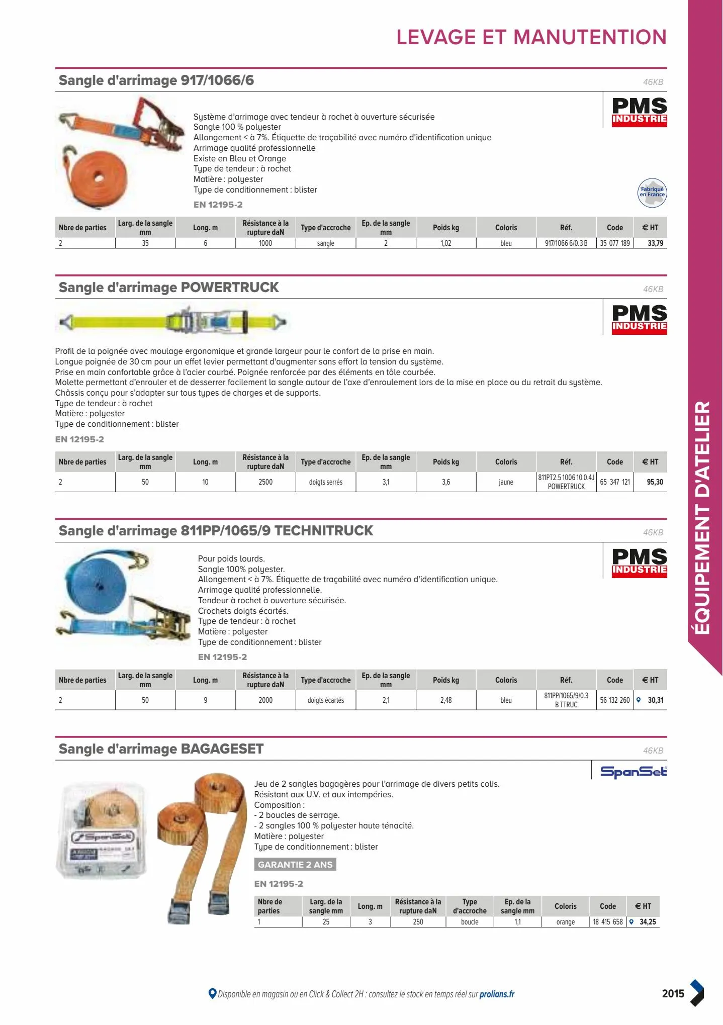 Catalogue Catalogue Prolians, page 02017