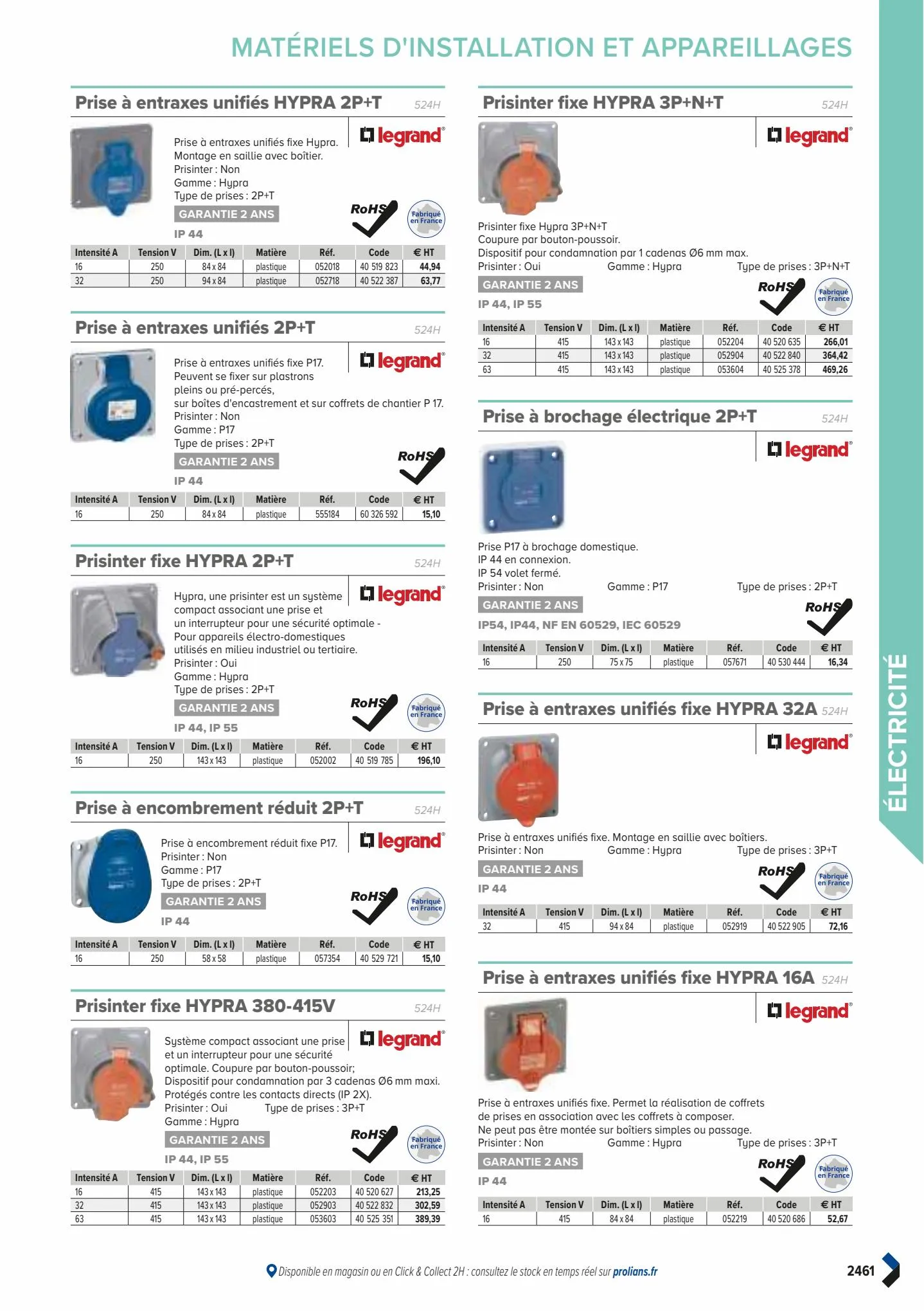 Catalogue Catalogue Prolians, page 02463