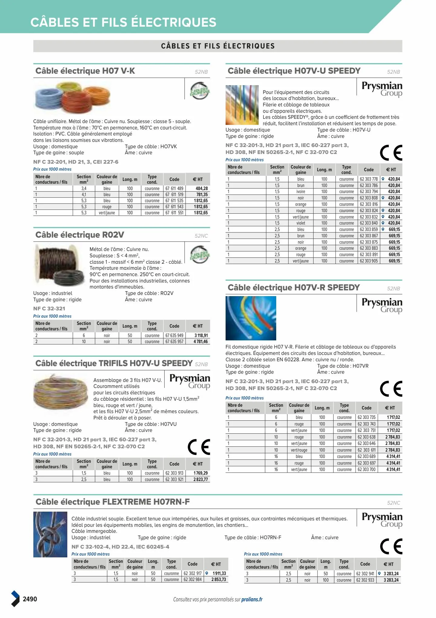 Catalogue Catalogue Prolians, page 02492