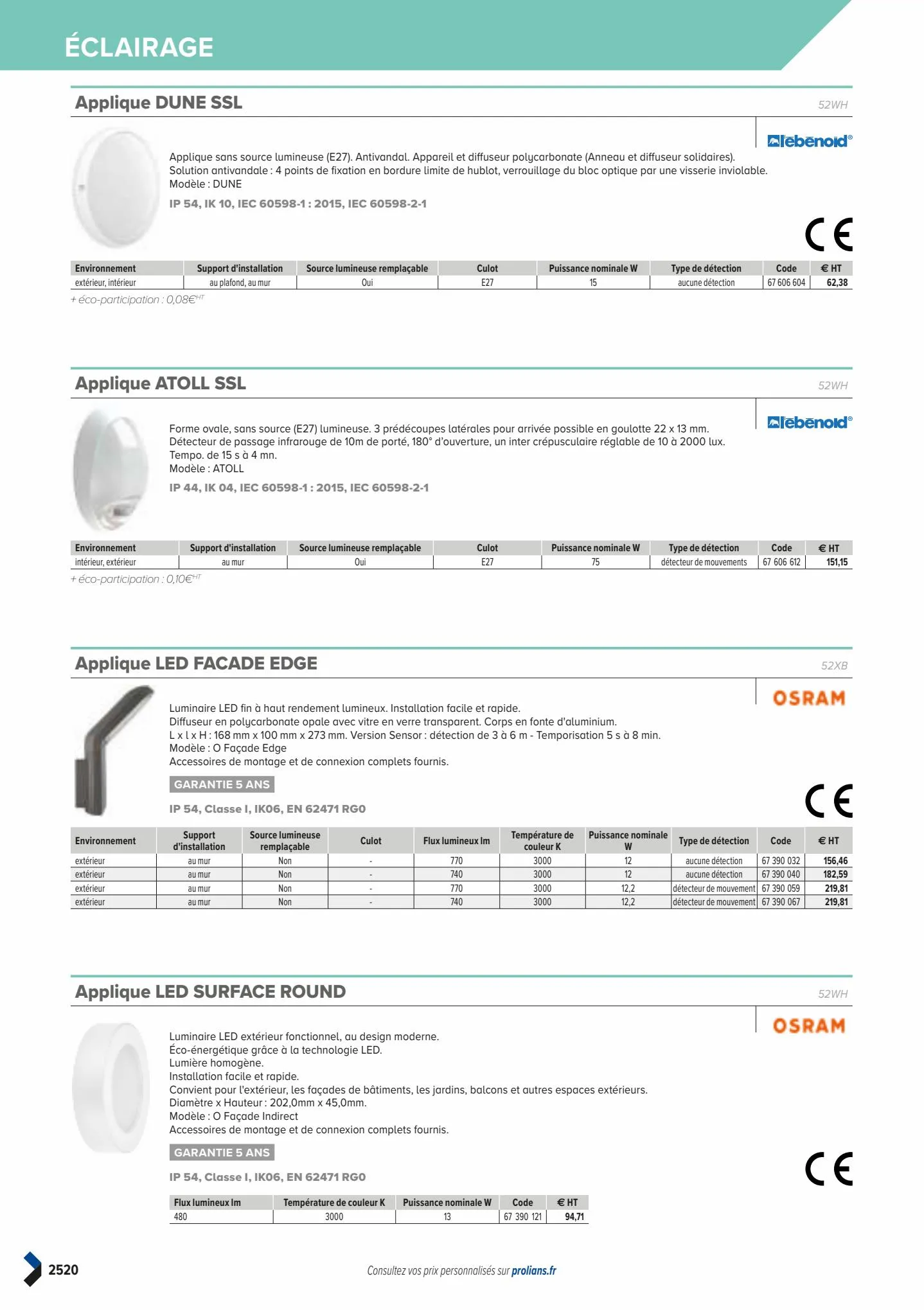 Catalogue Catalogue Prolians, page 02522