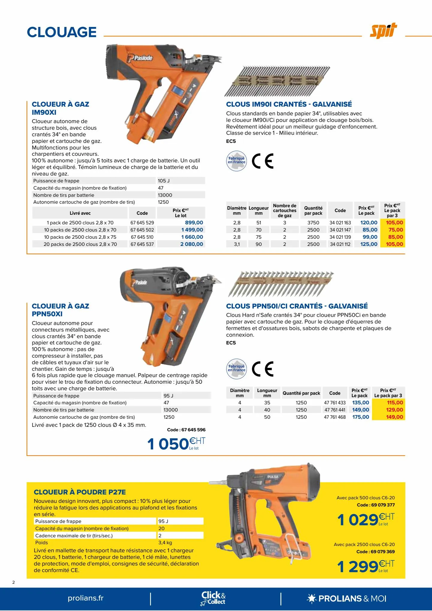 Catalogue Catalogue Prolians, page 00002