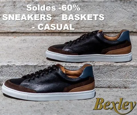 SOLDES -60% SNEAKERS - BASKETS - CASUAL