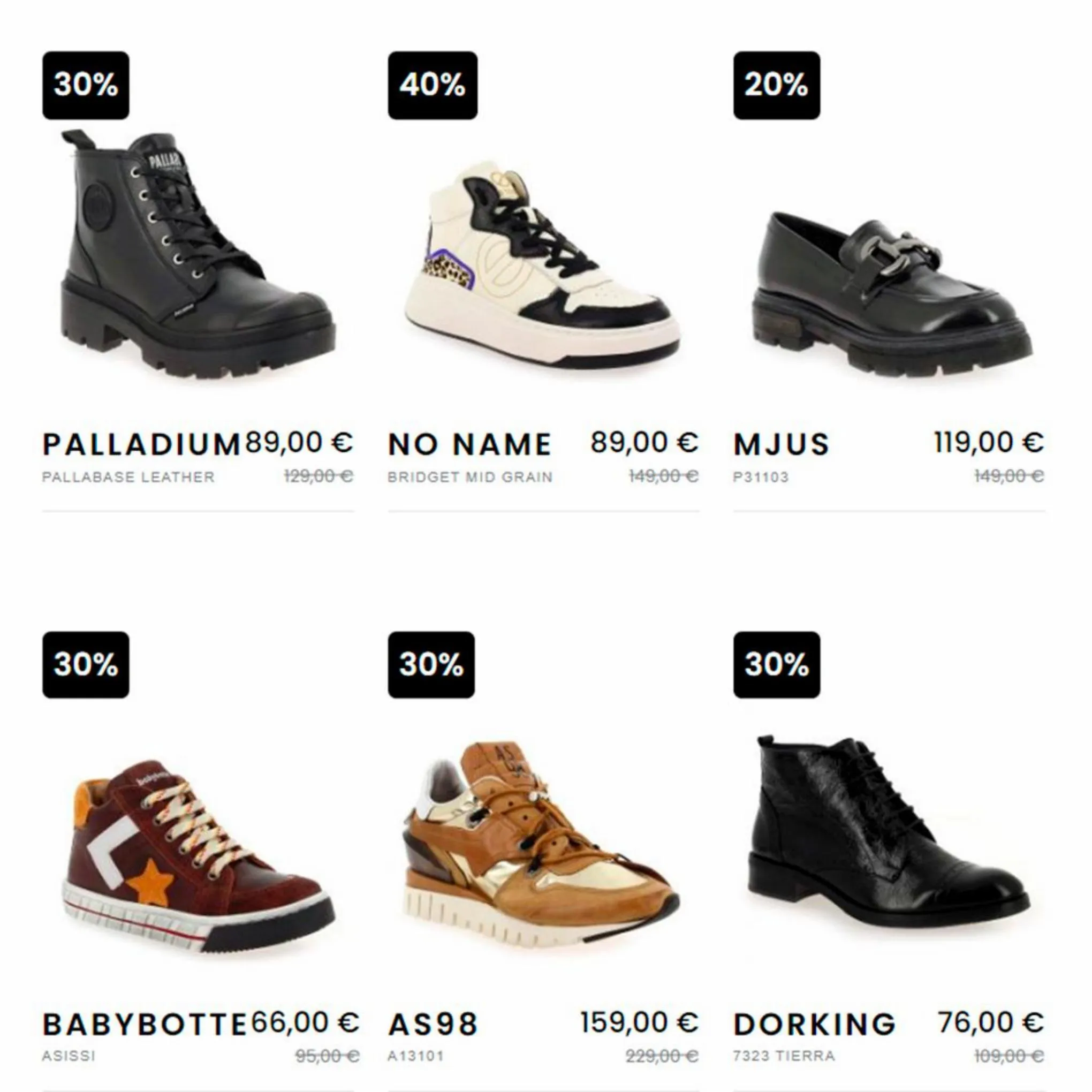 Catalogue Des chaussures à très bas prix, page 00006