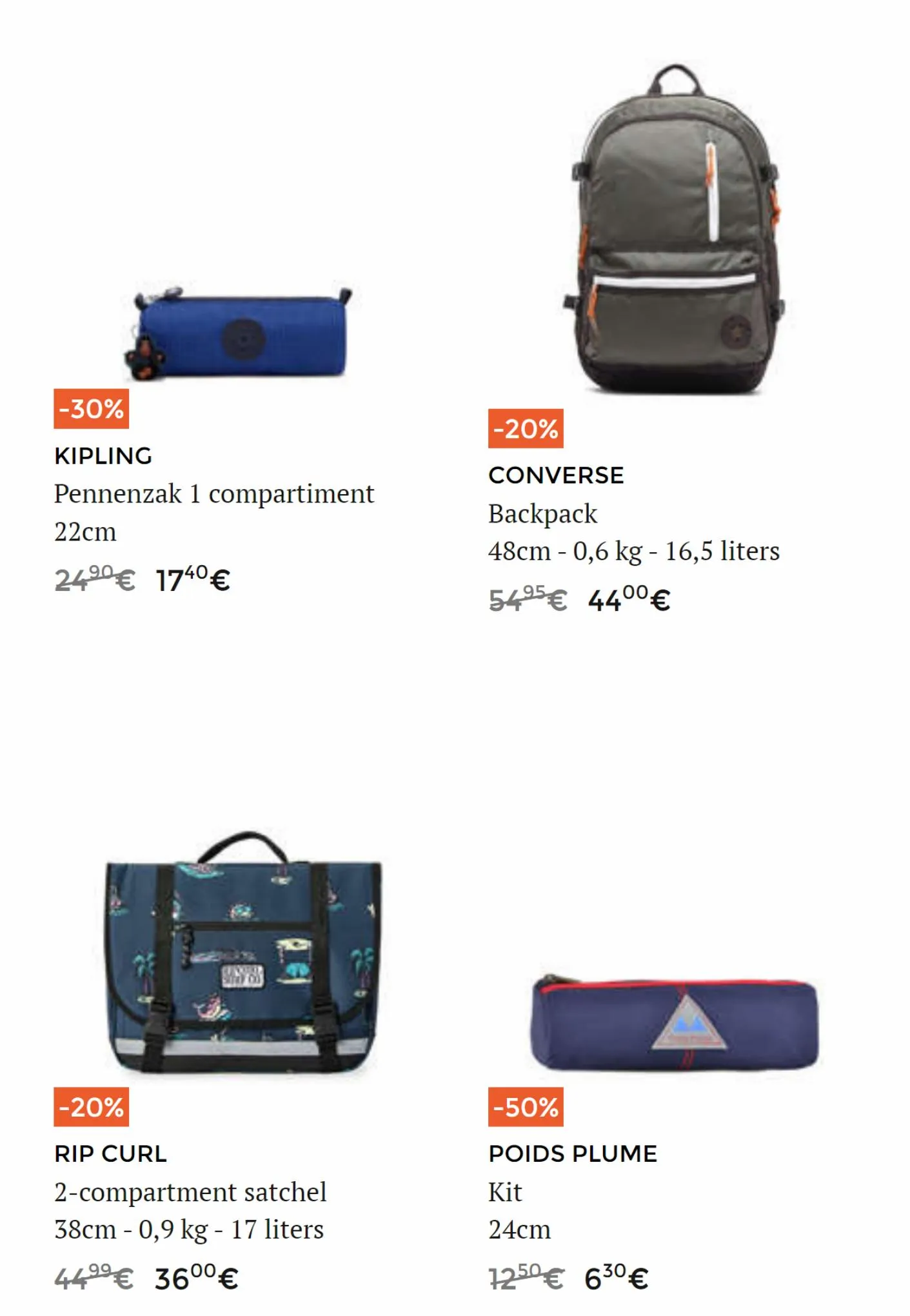 Catalogue Stock Sale Schoolbags, page 00005