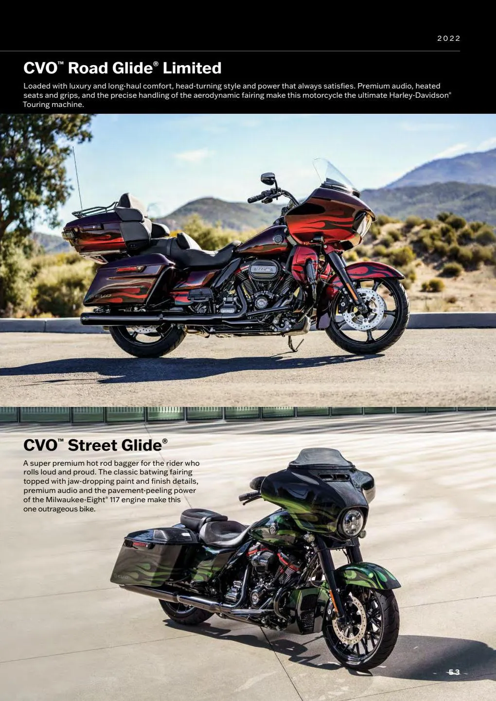 Catalogue HARLEY-DAVIDSON 2022 Motorcycles, page 00053