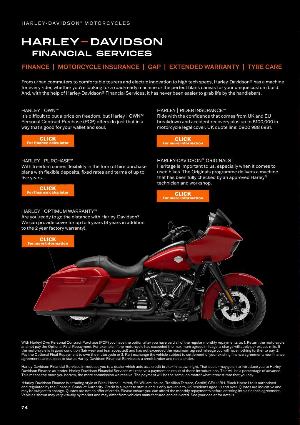 Catalogue HARLEY-DAVIDSON 2022 Motorcycles, page 00074