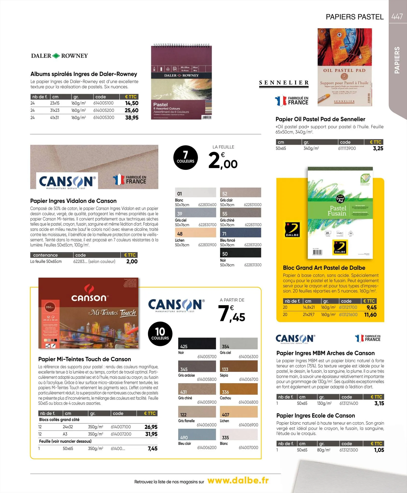 Catalogue Catalogue Dalbe, page 00449
