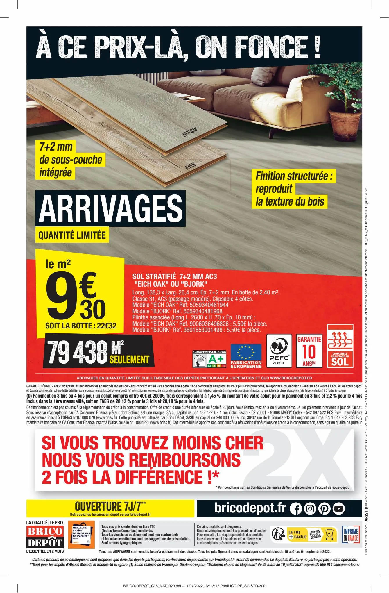 Catalogue Faire plus pour moins cher, page 00020