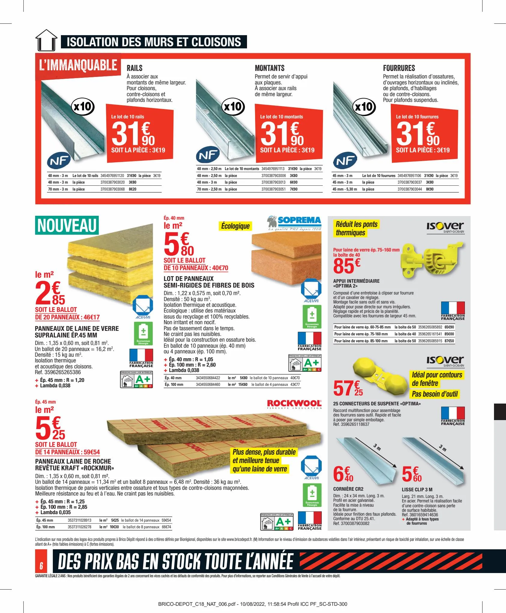 Catalogue Spécial isolation et chauffage, page 00006