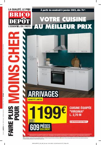 Catalogue Brico Dépôt à Bordeaux | Votre cuisine au meilleur prix | 05/01/2023 - 31/01/2023