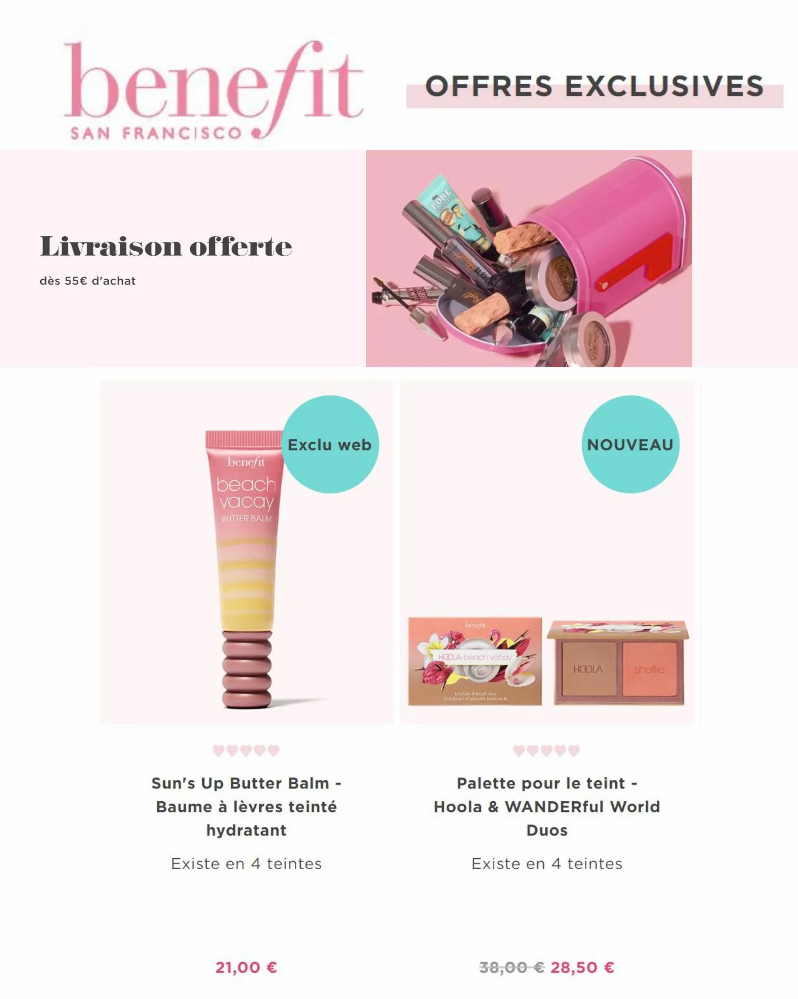 Catalogue Offres Benefit Cosmetics , page 00002