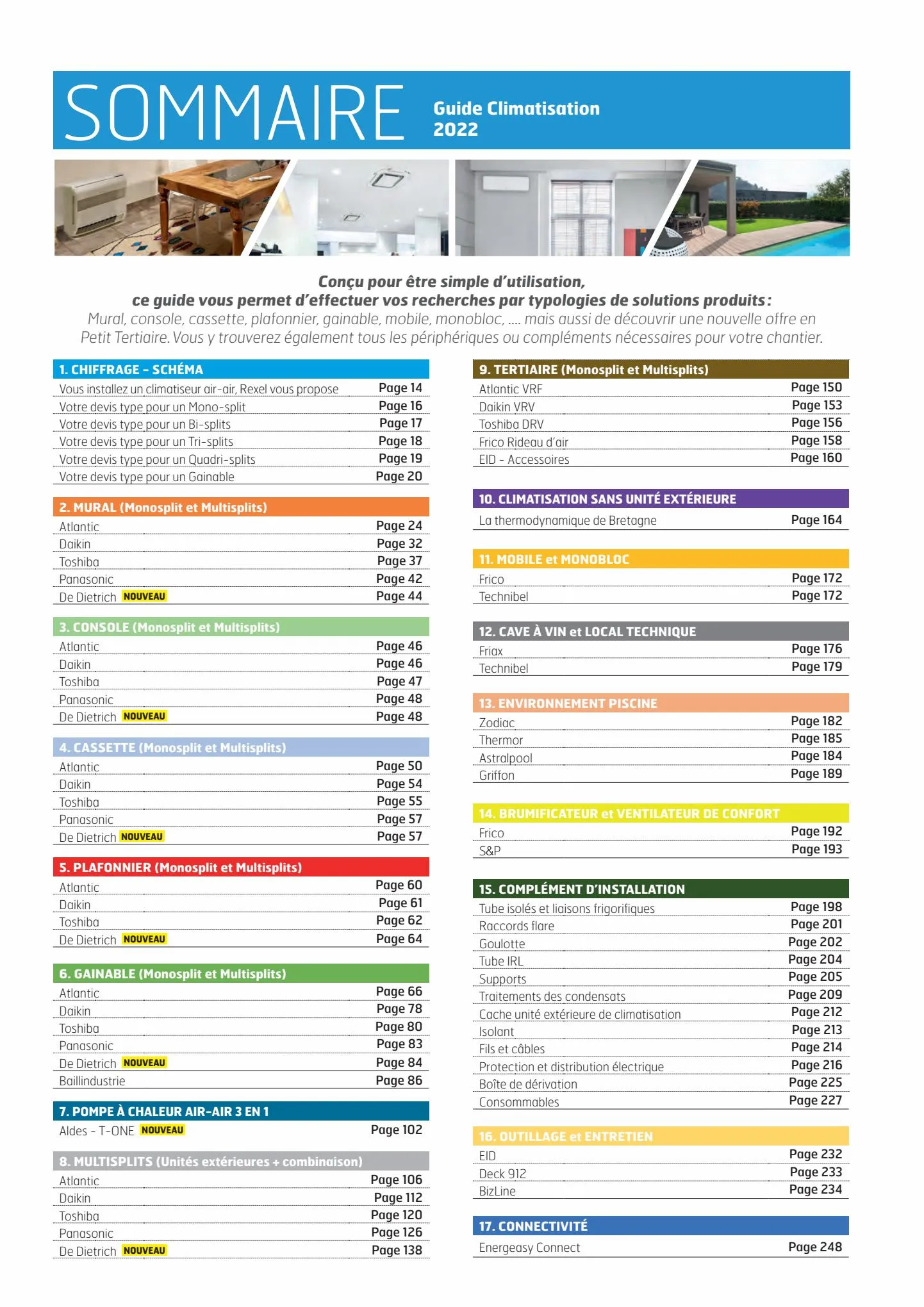 Catalogue Guide Climatisation 2022, page 00003