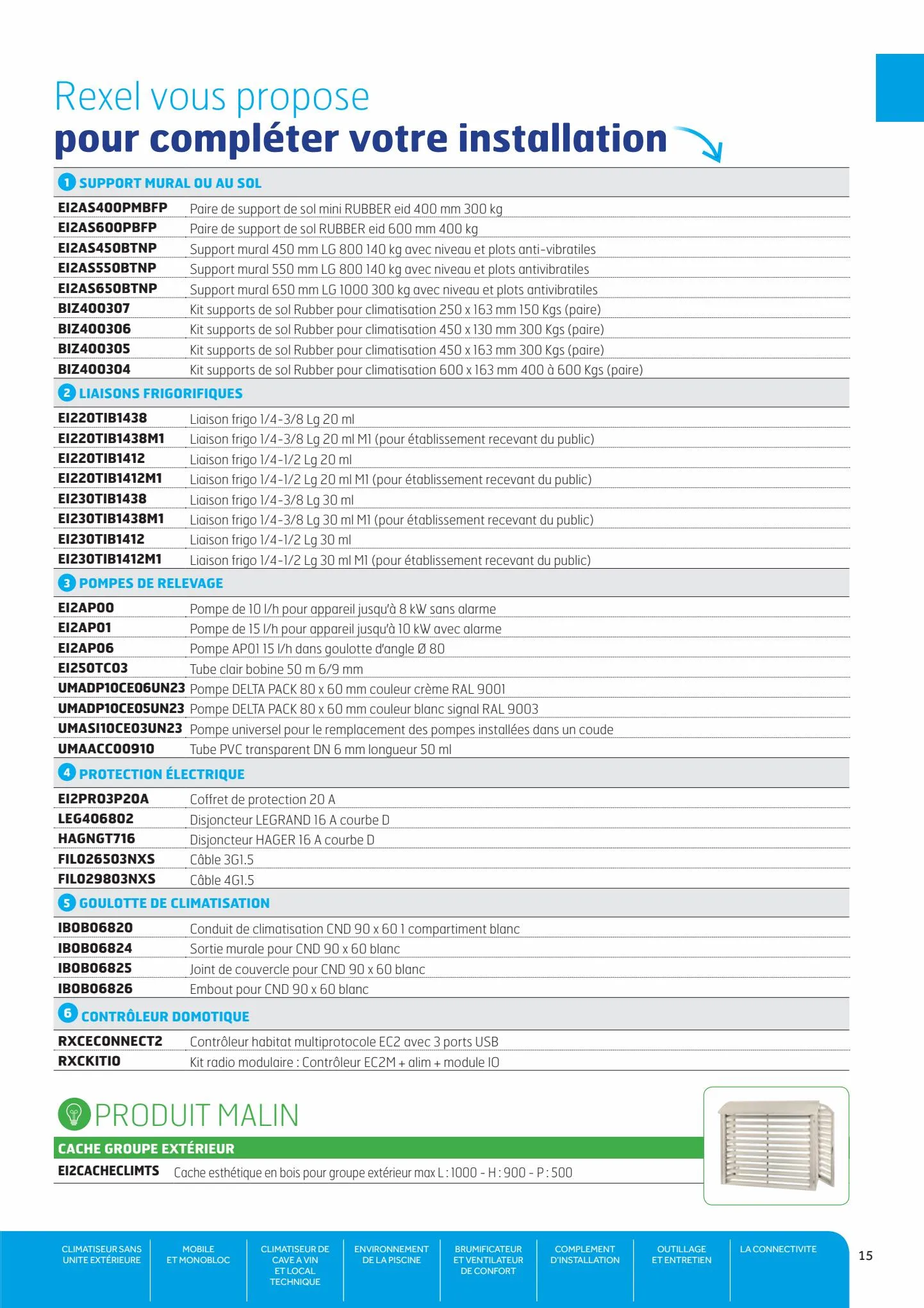 Catalogue Guide Climatisation 2022, page 00017