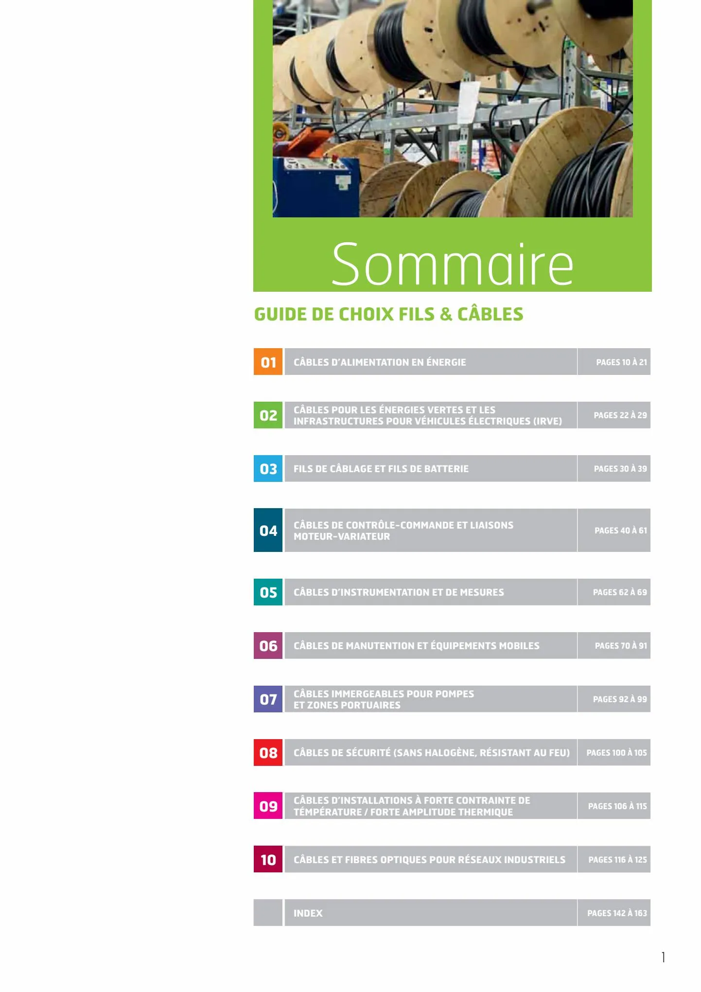 Catalogue Guide de Choix Fils et Câbles, page 00003