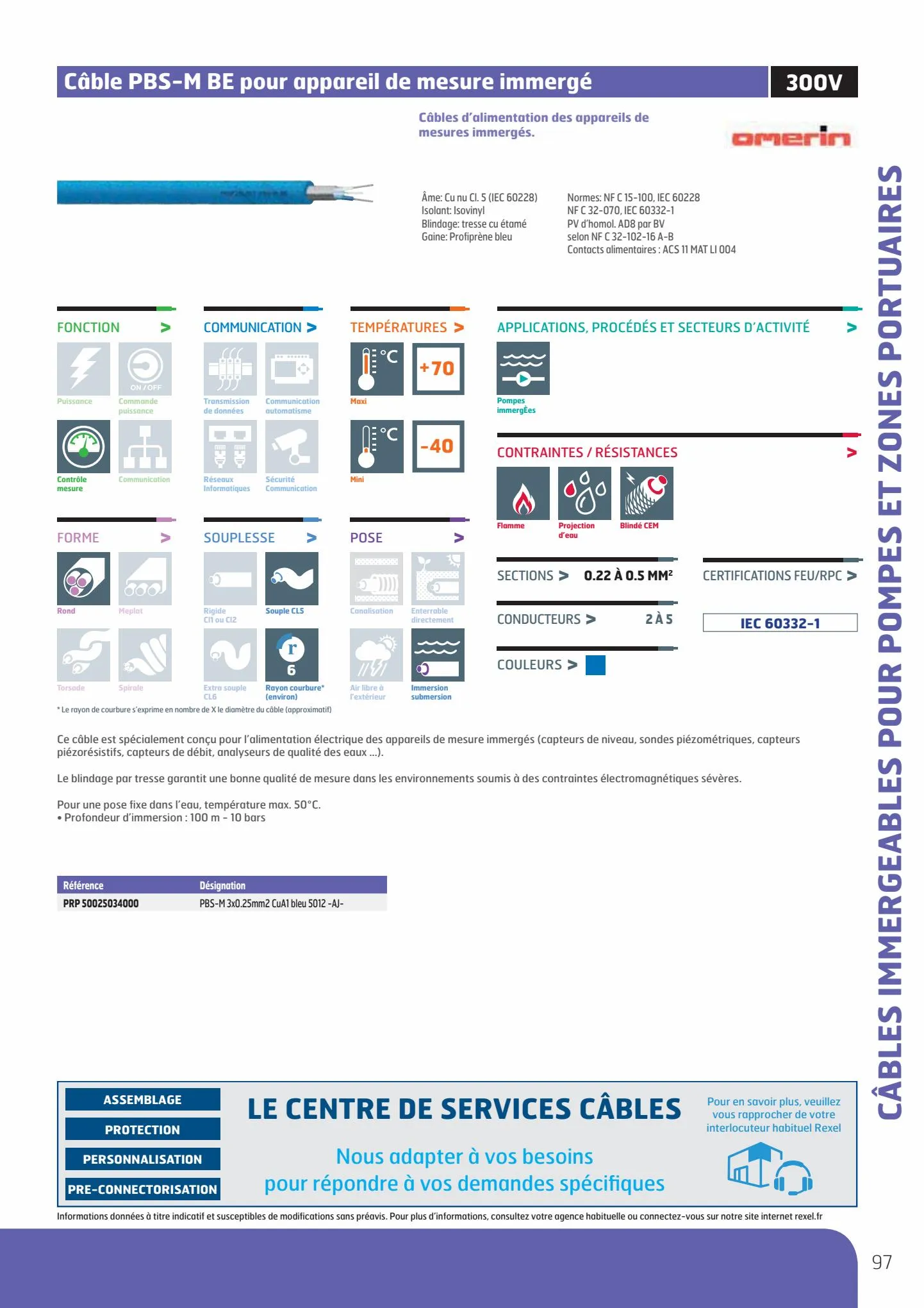 Catalogue Guide de Choix Fils et Câbles, page 00099