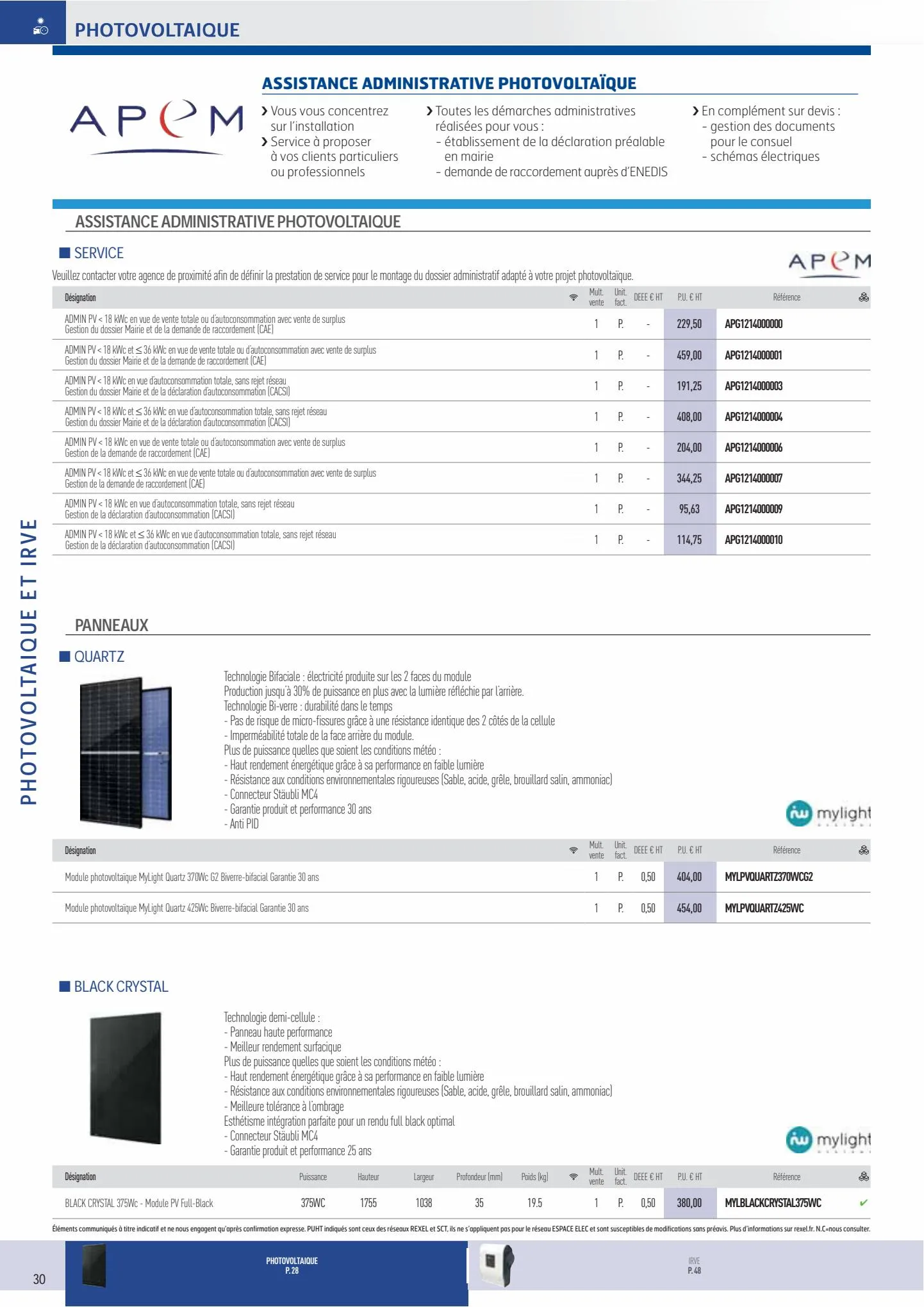 Catalogue Photovoltaïque et IRVE, page 00004