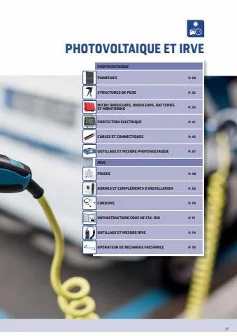 Photovoltaïque et IRVE