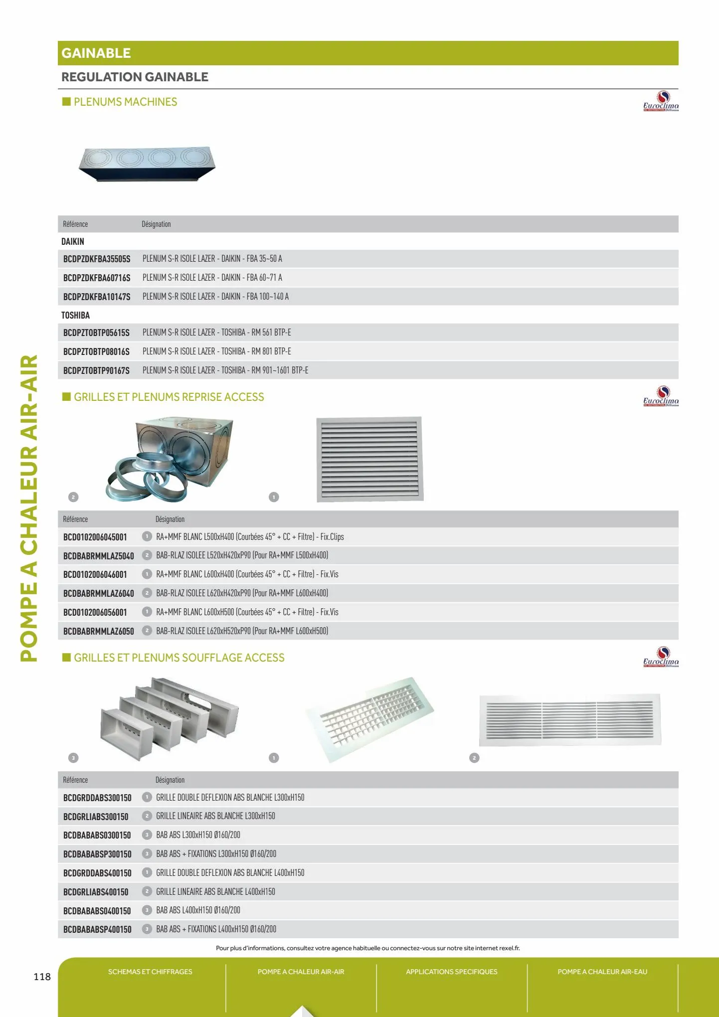 Catalogue Guide de la Pompe à Chaleur 2023, page 00120