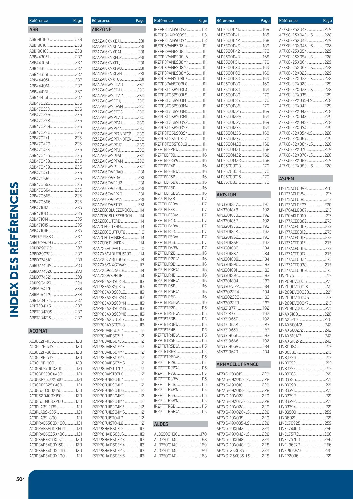 Catalogue Guide de la Pompe à Chaleur 2023, page 00306