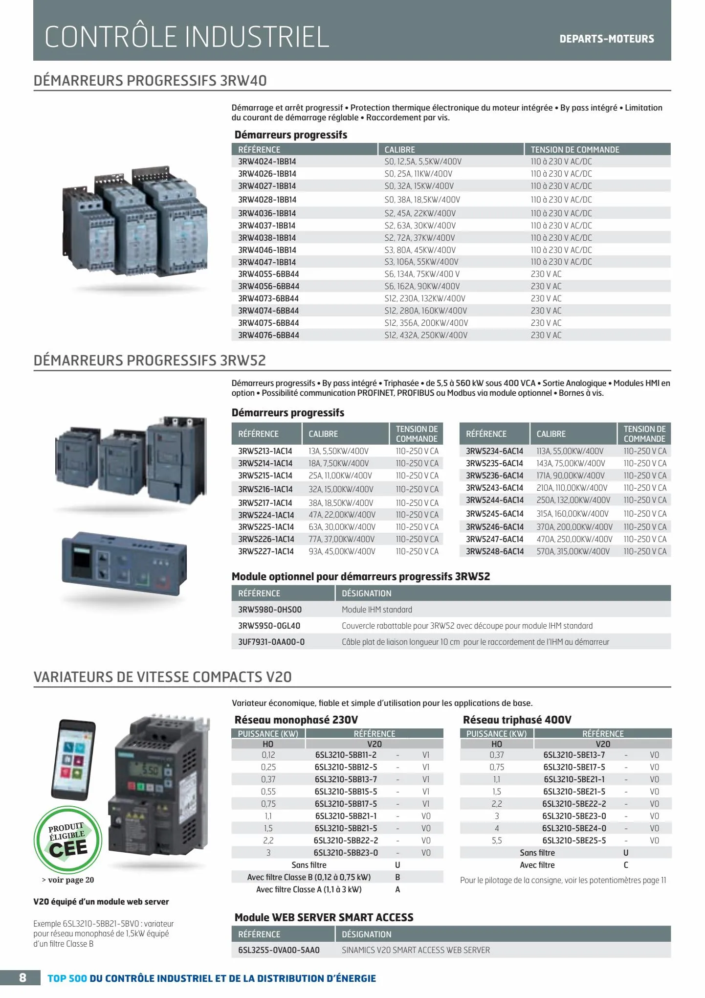 Catalogue TOP 500 siemens, page 00008