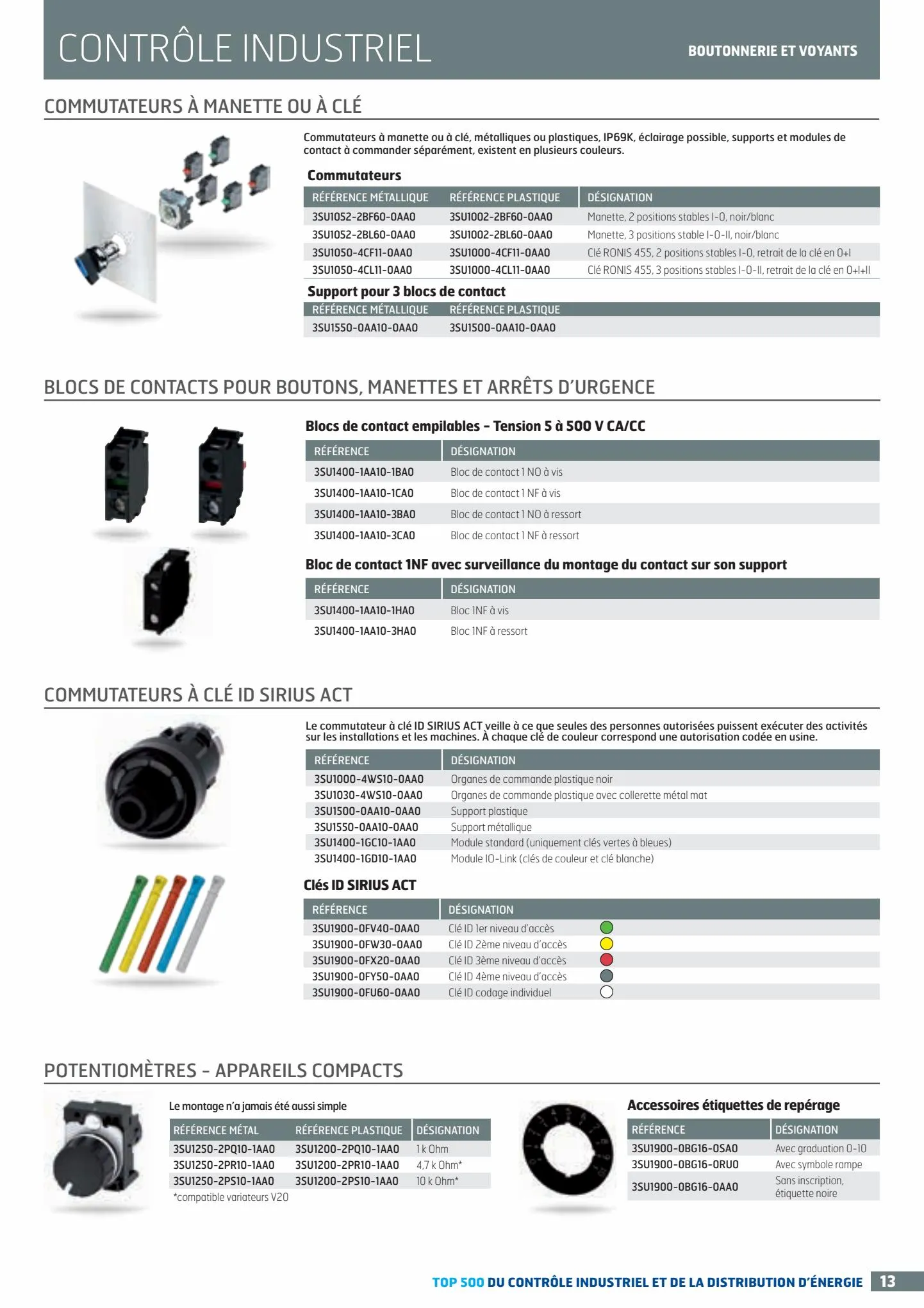 Catalogue TOP 500 siemens, page 00013