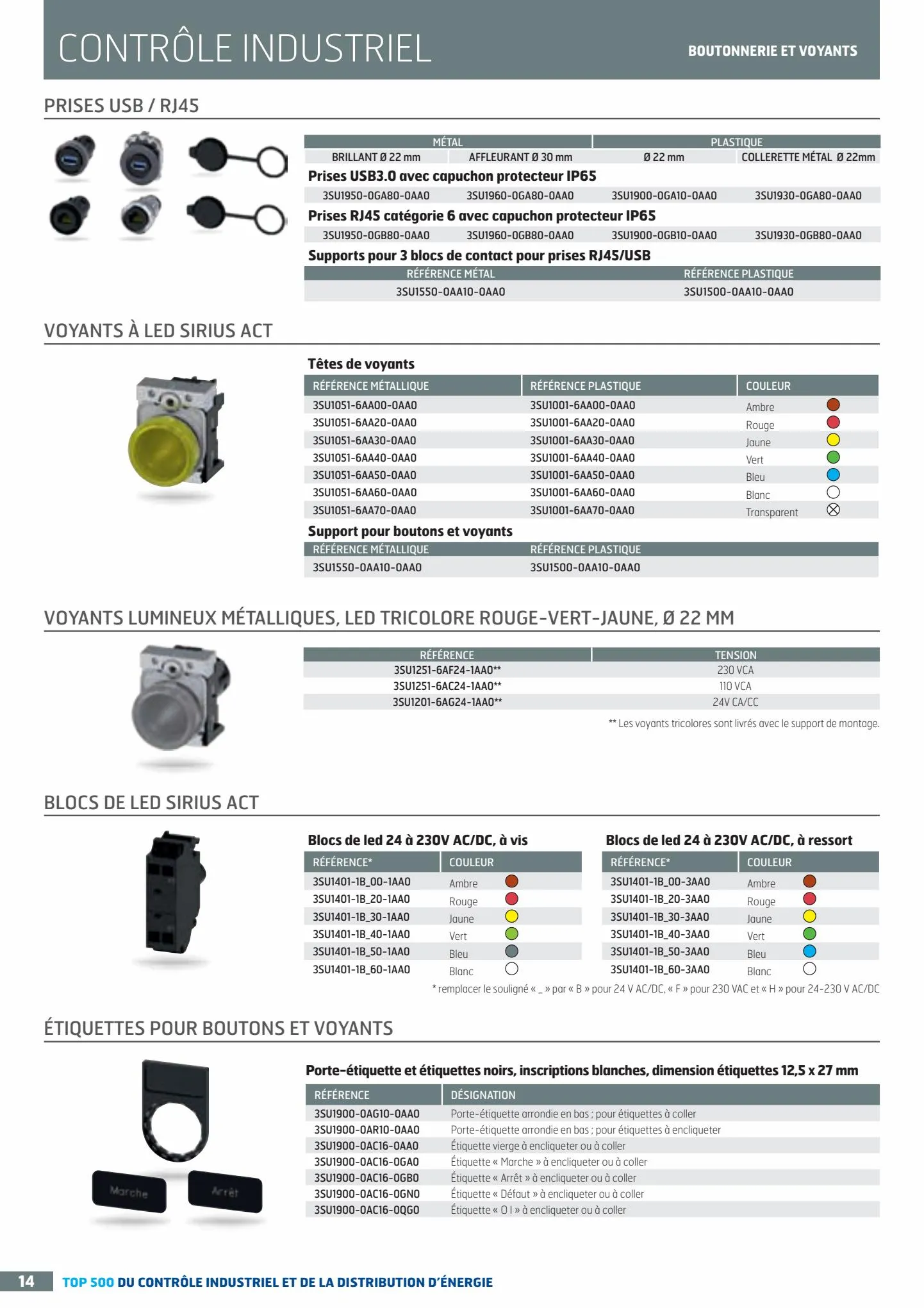 Catalogue TOP 500 siemens, page 00014