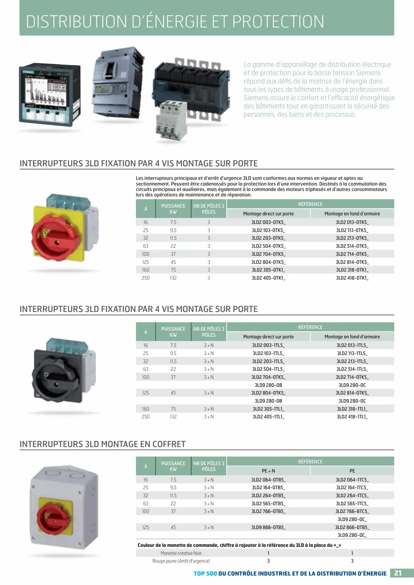 Catalogue TOP 500 siemens, page 00021