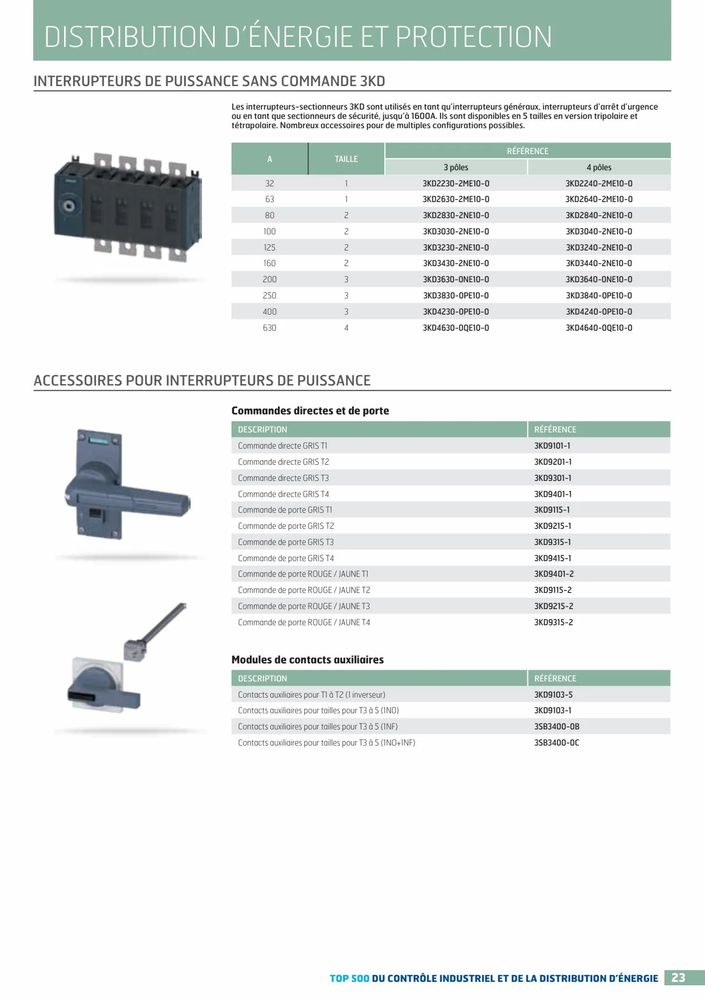 Catalogue TOP 500 siemens, page 00023