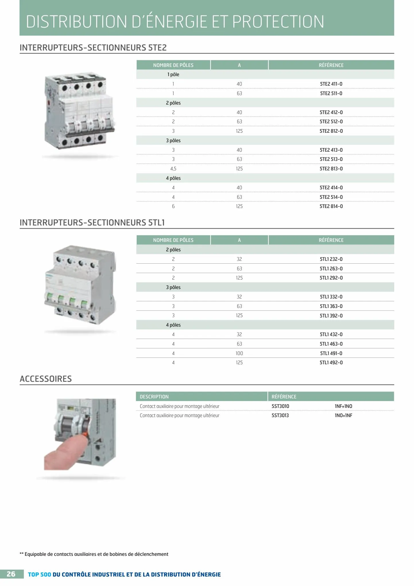 Catalogue TOP 500 siemens, page 00026