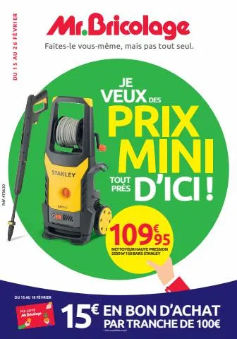 Je veux des prix mini tout près d'ici !