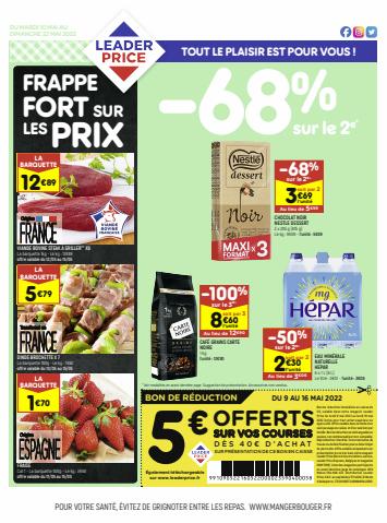 Catalogue Leader Price à Beauvais | -68% sur le 2e | 10/05/2022 - 22/05/2022