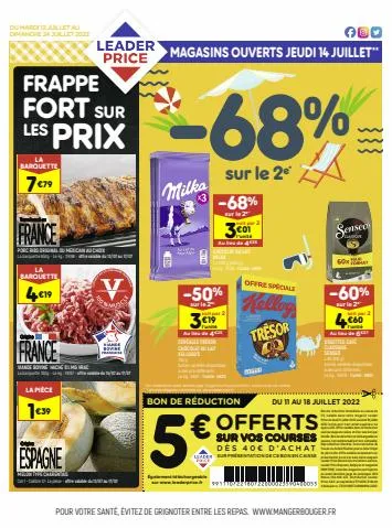 -68% sur le 2e