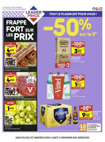 -50% sur le 2e