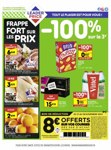 Catalogue Leader Price à Rouen | -100% sur le 3e | 22/11/2022 - 04/12/2022