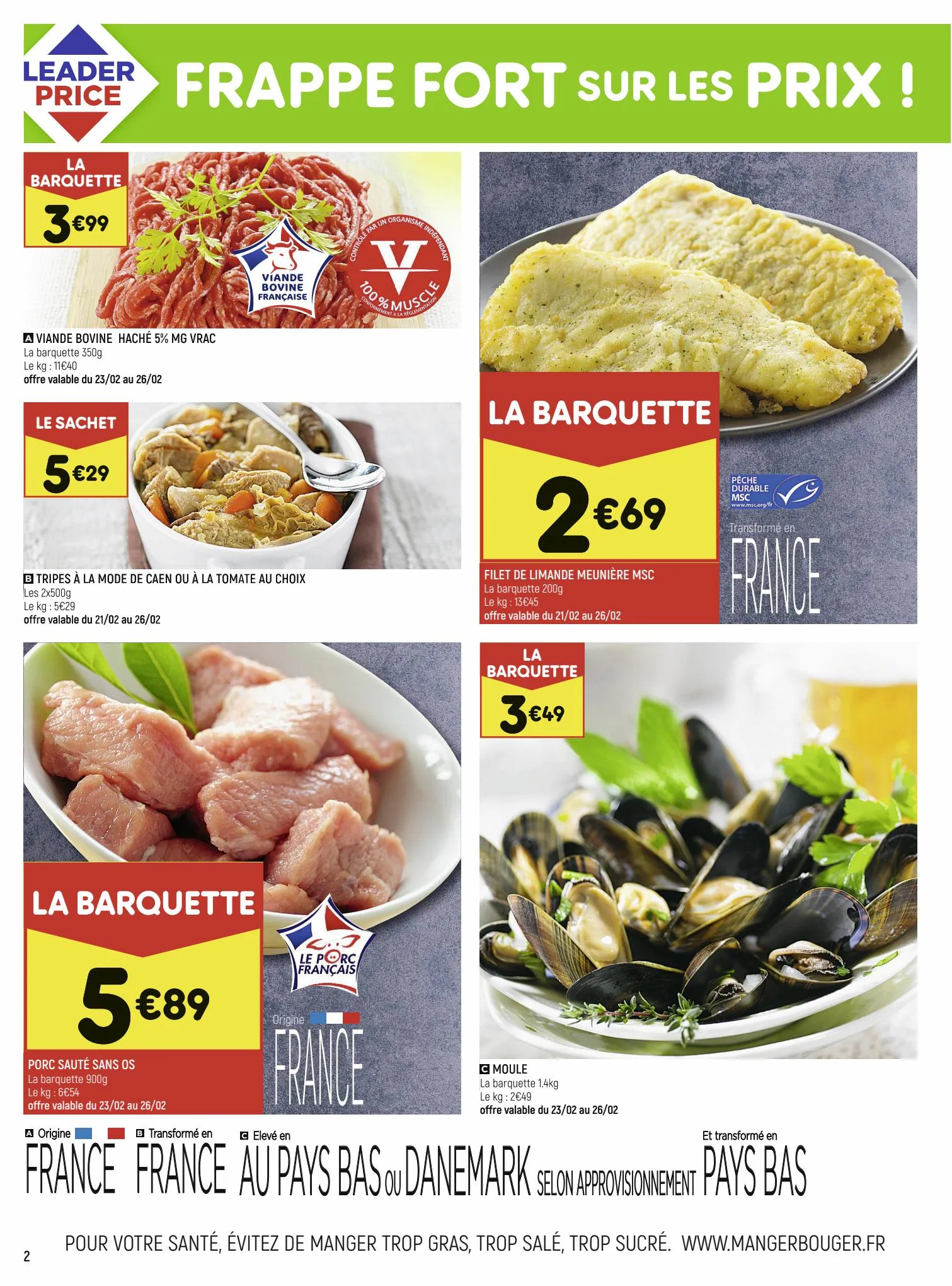 Catalogue FRAPPE FORT SUR LES PRIX, page 00002