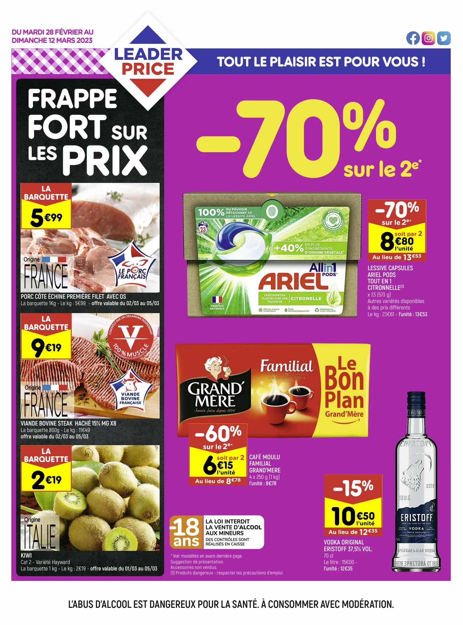 Catalogue FRAPPE FORT SUR LES PRIX, page 00001