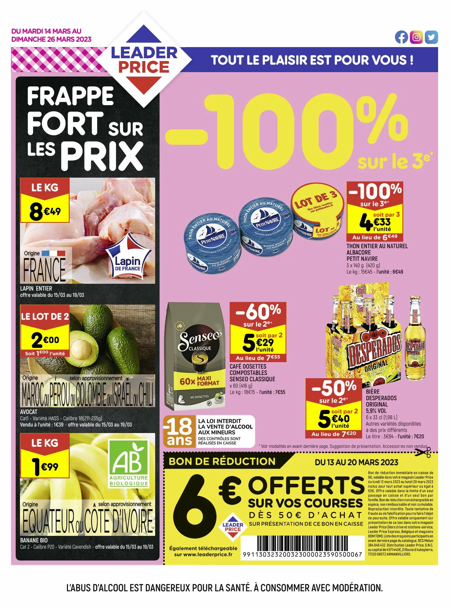Catalogue Frappe fort sur les prix, page 00001