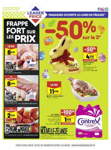 Catalogue Leader Price à Dijon | Frappe fort sur les prix | 28/03/2023 - 10/04/2023