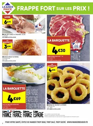 Catalogue Leader Price à Lyon | FRAPPE FORT SUR LES PRIX | 30/05/2023 - 11/06/2023