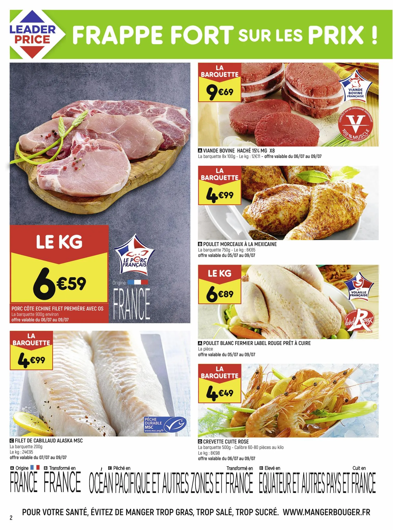 Catalogue Frappe fort sur les prix, page 00002