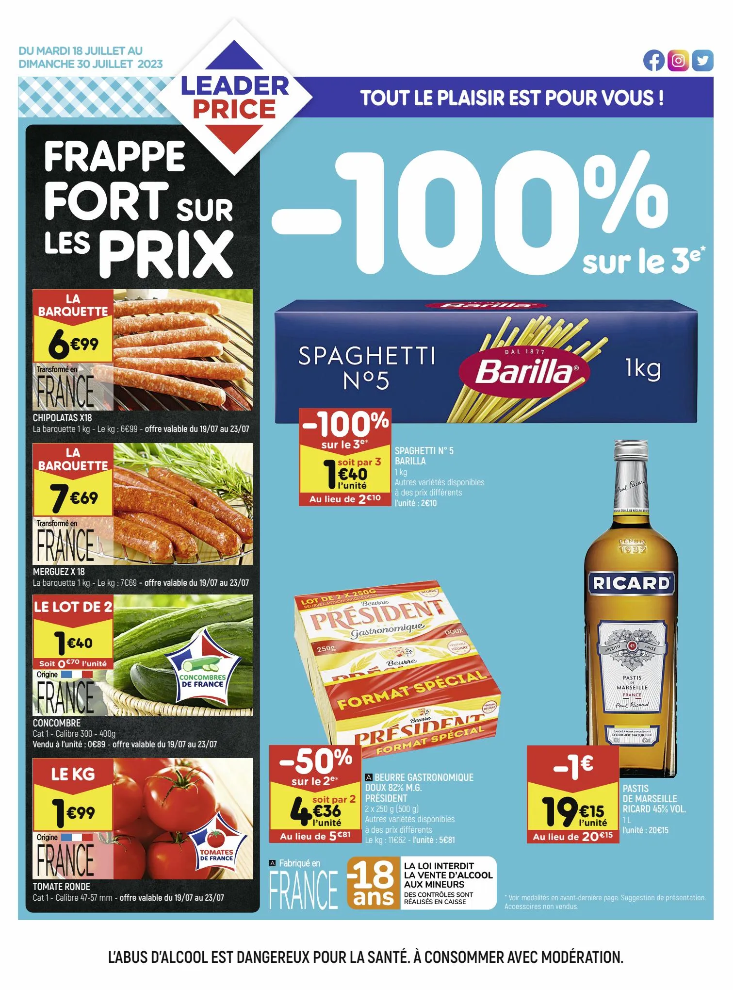 Catalogue Frappe fort sur les prix, page 00001