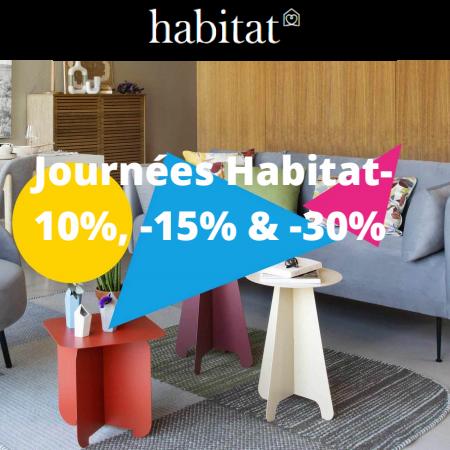 Catalogue Habitat | Journées habitat - 10%,-15% & -30% | 18/04/2022 - 22/05/2022