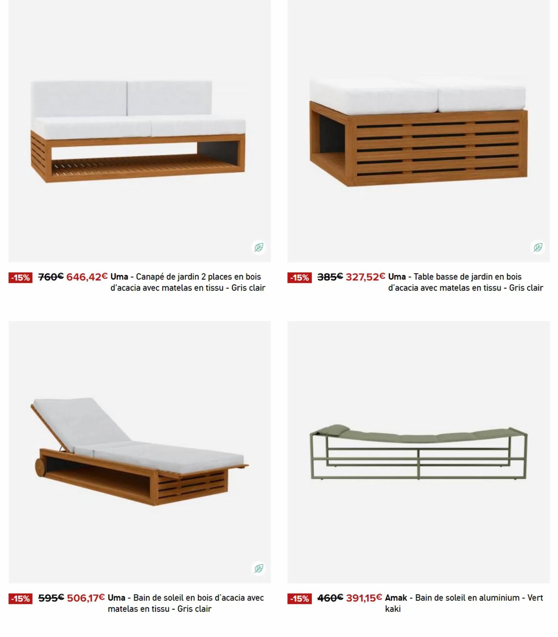 Catalogue Mobilier de jardin, page 00006