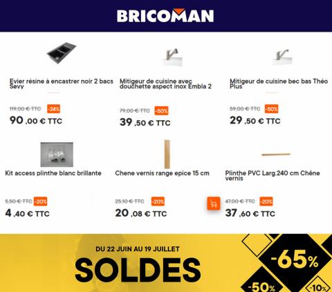 Catalogue Bricoman à Paris | Les meilleurs prix | 27/06/2022 - 11/07/2022